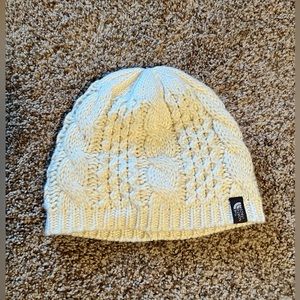 The North Face - white beanie